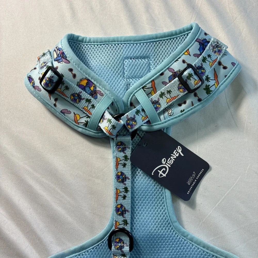 Sassy Wolf Soft Dog Harness Disney Lilo And Stitch Design Size XL New
